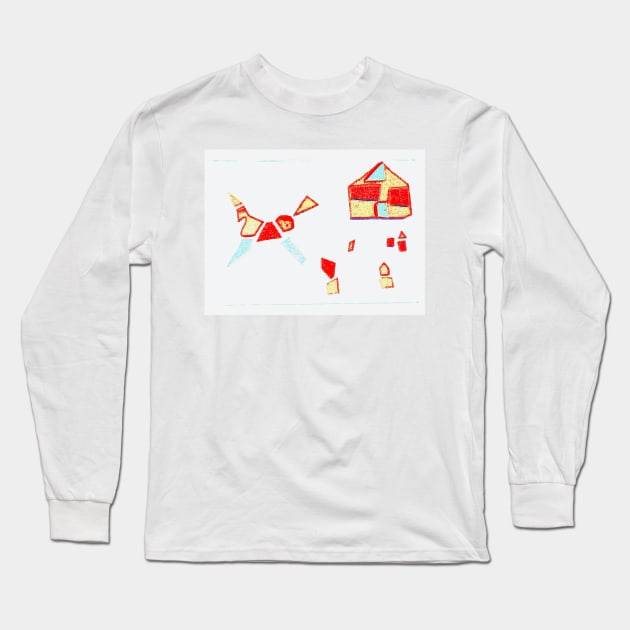 Unicorn at Home Long Sleeve T-Shirt by Tovers